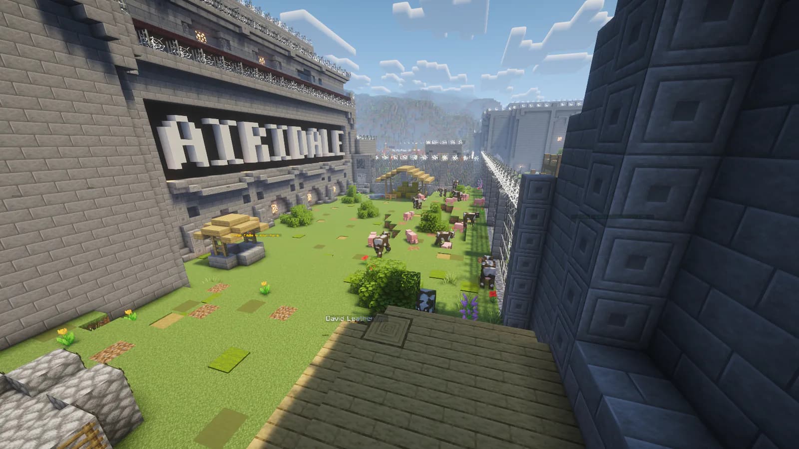 The outdoor animal area inside Airidale Prison